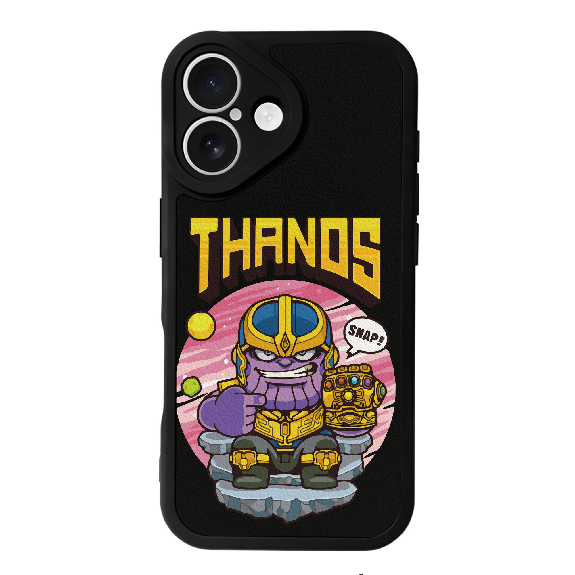 （画像用） アベンジャーズ The Avengers 【iPhone 16シリーズ対応】シリコンスマホケース（レザー調） 材質：シリコン